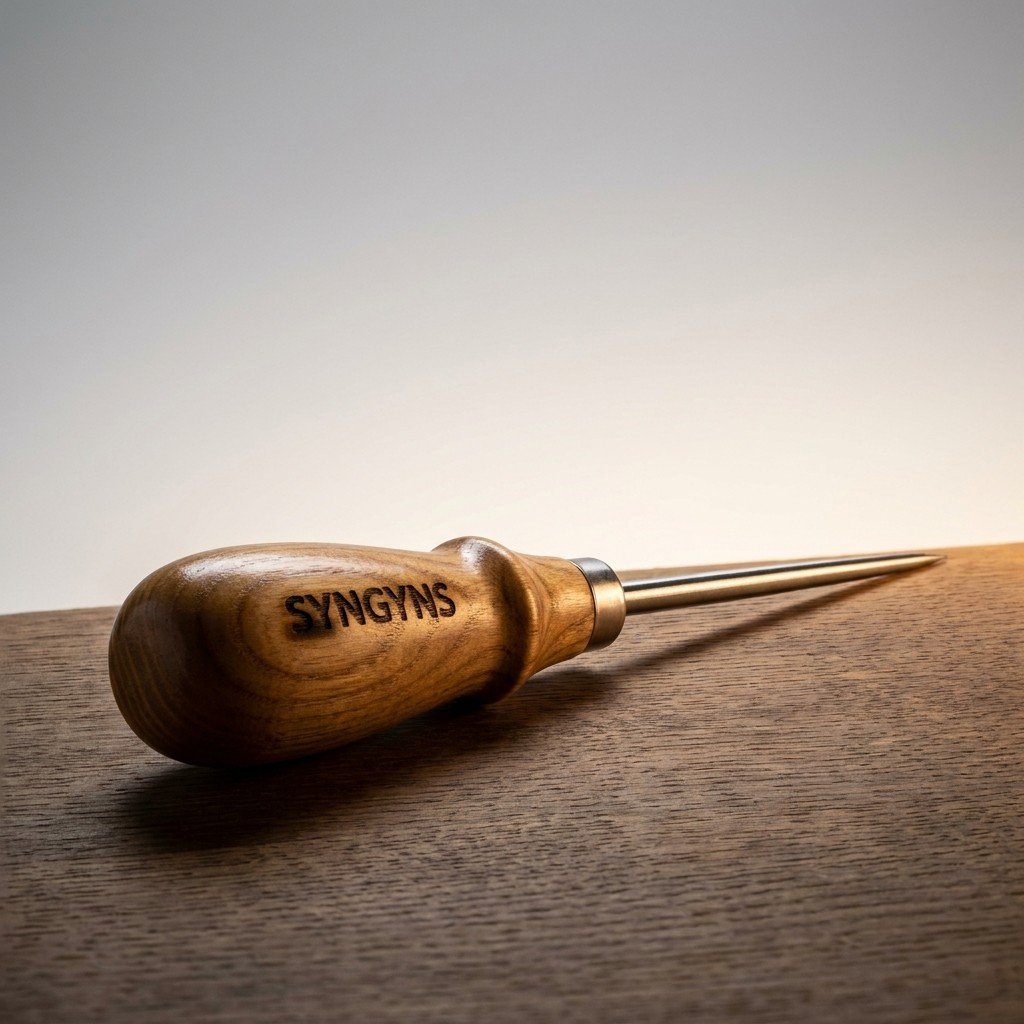 Bookbinder’s Sewing Awl, Ash Handle — Syngyns