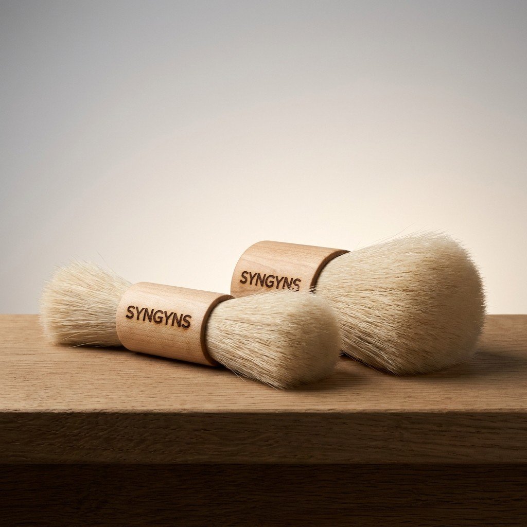 Soft Goat-Hair Dusting Brush — Syngyns