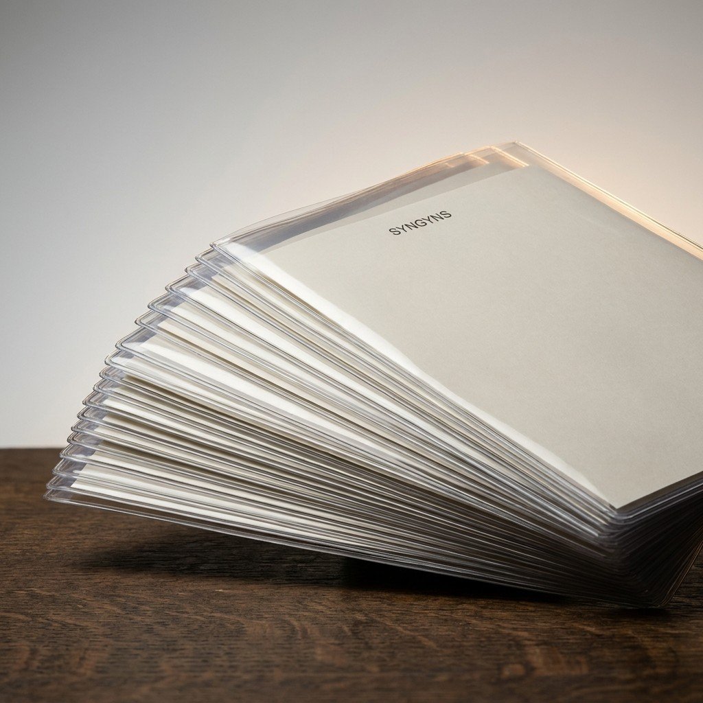 Polyester Sleeves, Inert Film — Pack of 100 — Syngyns