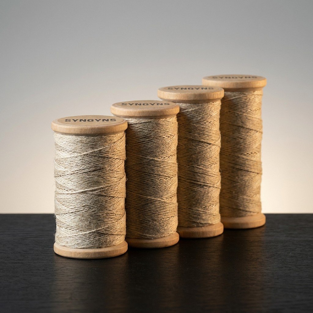 Linen Thread, Unbleached — 50 g Spool — Syngyns